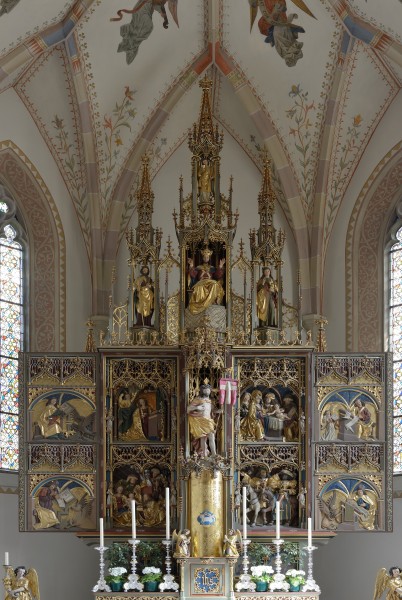 Hauptaltar Pfarrkirche Völs am Schlern Meister Narziß
