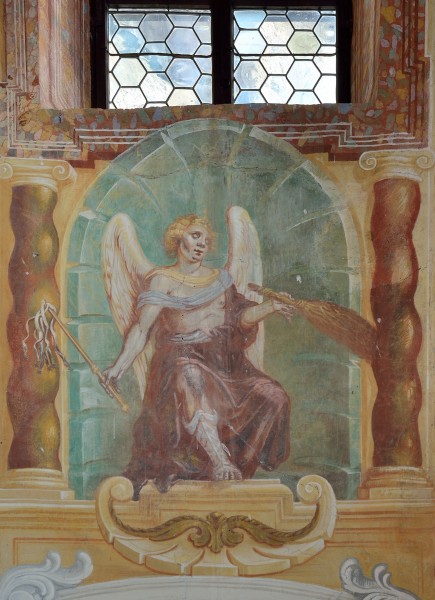 Heiligkreuzkirche Säben Passionsengel Fresco