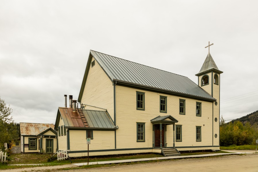 Iglesia católica de Santa María, Dawson City, Yukón, Canadá, 2017-08-27, DD 32
