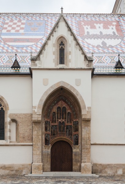 Iglesia de San Marco, Zagreb, Croacia, 2014-04-20, DD 04