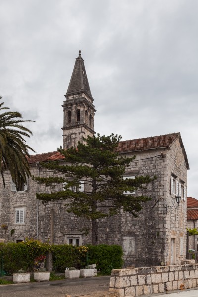 Iglesia de San Nicolás, Perast, Bahía de Kotor, Montenegro, 2014-04-19, DD 38