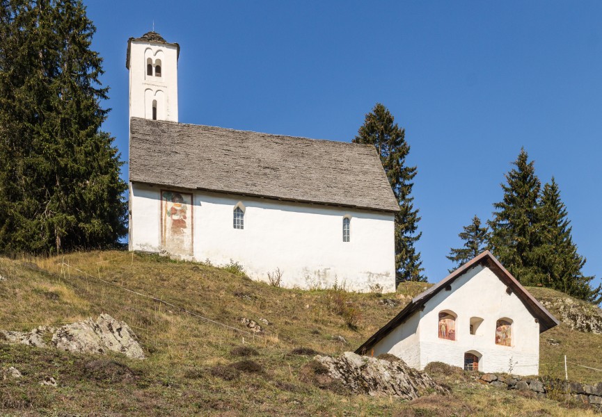 Kapelle Sogn Sievi (Kapelle St. Eusebius) boven Breil-Brigels 02