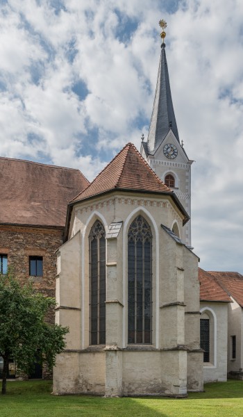 Klagenfurt Viktring Stiftskirche Ost-Ansicht Apsis 02092016 4058