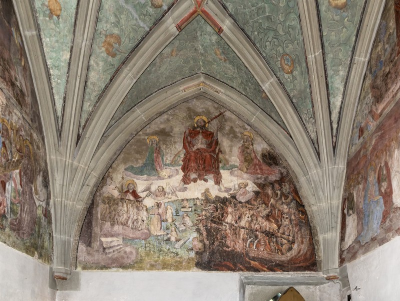 Konstanz Münster Sylvesterkapelle Fresko Jüngstes Gericht 01