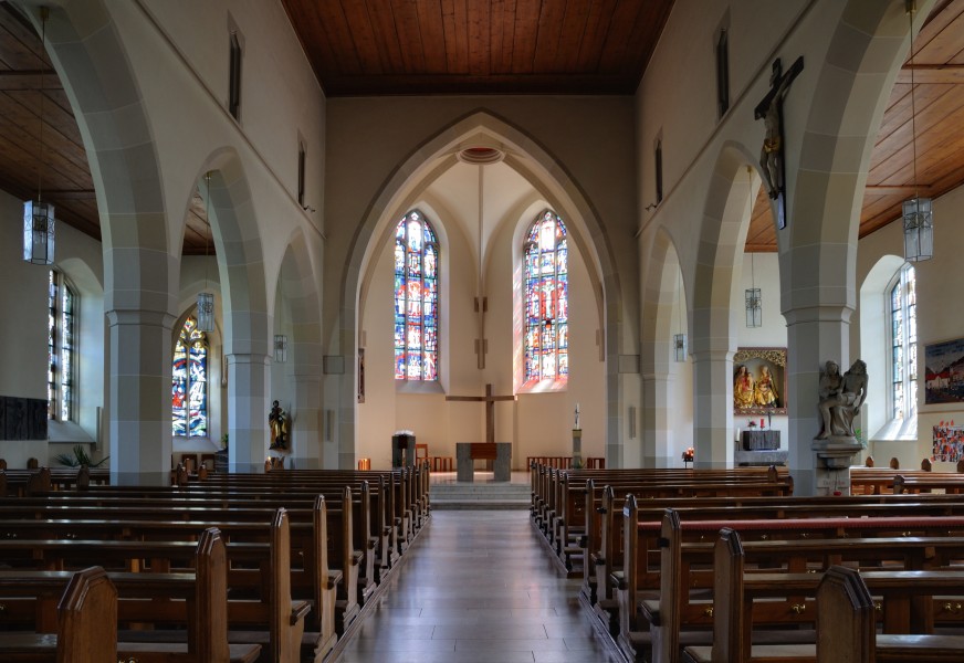 Lörrach - Josefskirche - Langhaus2