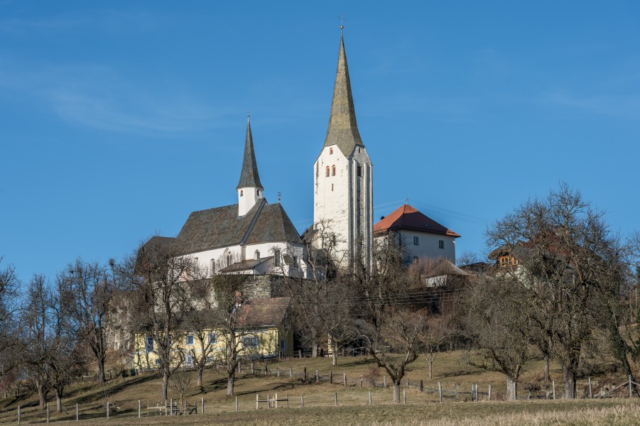 Liebenfels Soerg 12 Pfarrkirche hl Martin Ost-Ansicht 29122016 4748