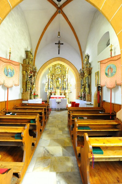Ludmannsdorf Pfarrkirche Heiliger Jakob der Aeltere Turmquadrat 20110616 898