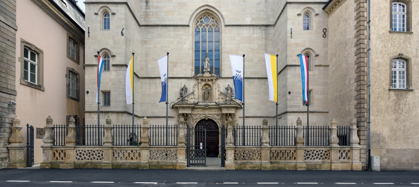 Luxembourg Cathédrale Notre-Dame ancien portail - Octave 2016