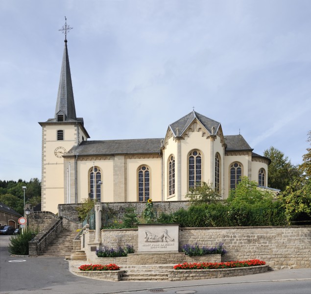 Luxembourg Hobscheid church