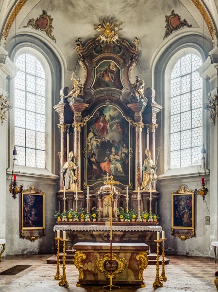 Mühldorf Sankt Nikolaus Altar 220805HDR