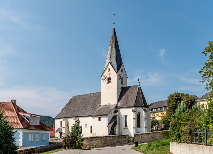 Mölbling Meiselding 1 Pfarrkirche hl. Andreas SSO-Ansicht 29082018 4408