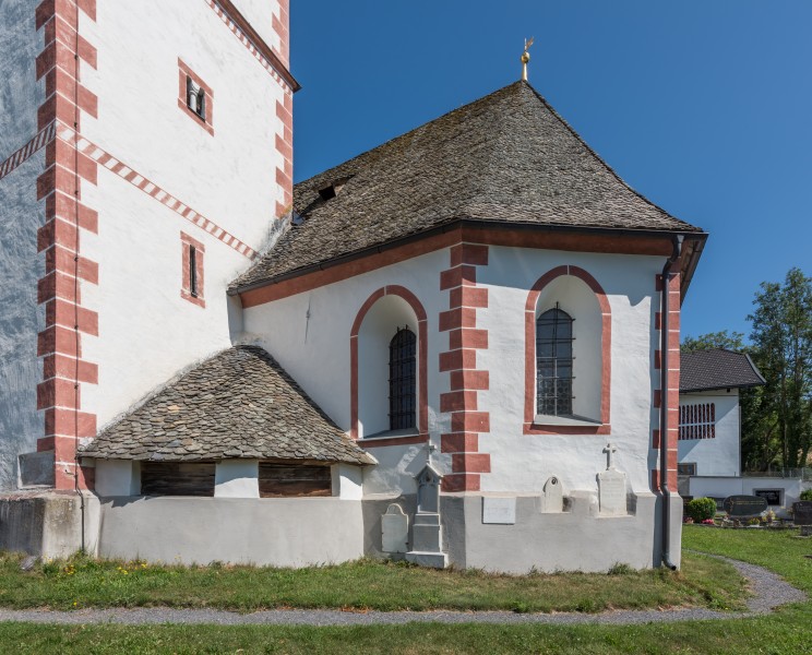 Magdalensberg Pfarrkirche hl Margaretha Chorpolygon 18072015 5911