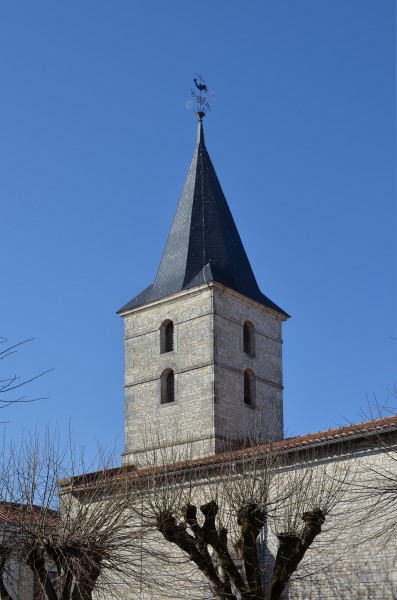 Mansle 16 Église clocher Vue SE 2014