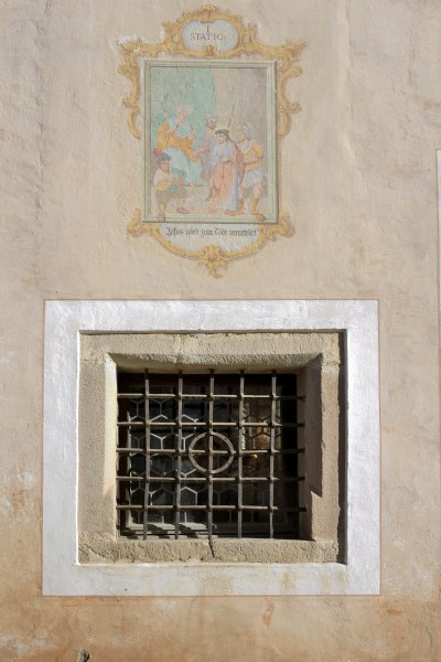 Maria Hilf Kirche in Seis window