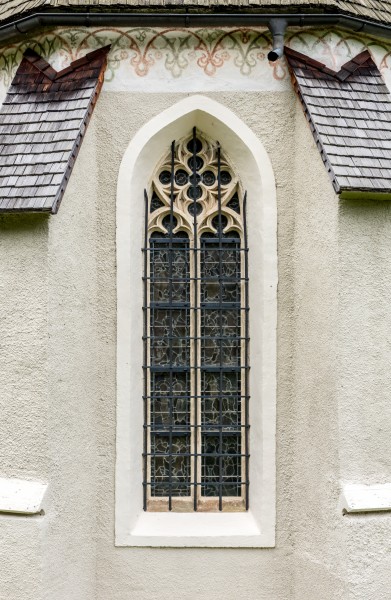 Metnitz Maria Höfl Filial-und Wallfahrtskirche Apsis Maßwerkfenster 13092017 0944