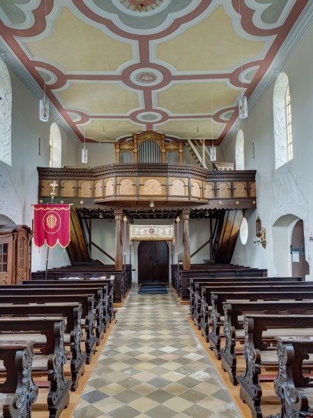Mistendorf Kirche Orgel 1609 HDR