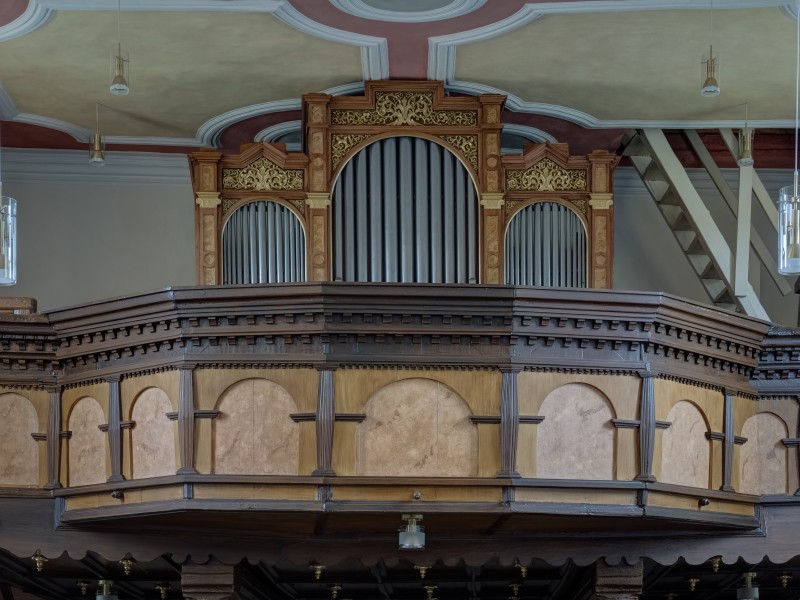 Mistendorf Kirche Orgel 1614 HDR