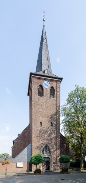 Moers, Repelen, Evangelische Dorfkirche, 2016-08 CN-02