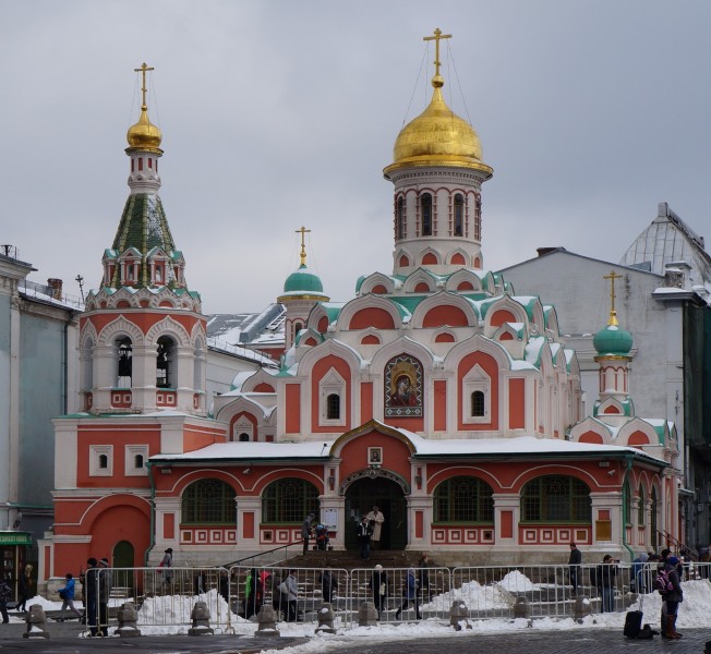 Moscou.-Place Rouge Cathédrale Notre-Dame-de-Kazan