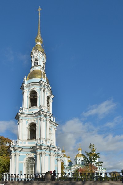 Nicholas Naval Cathedral belfry Saint Petersburg 2