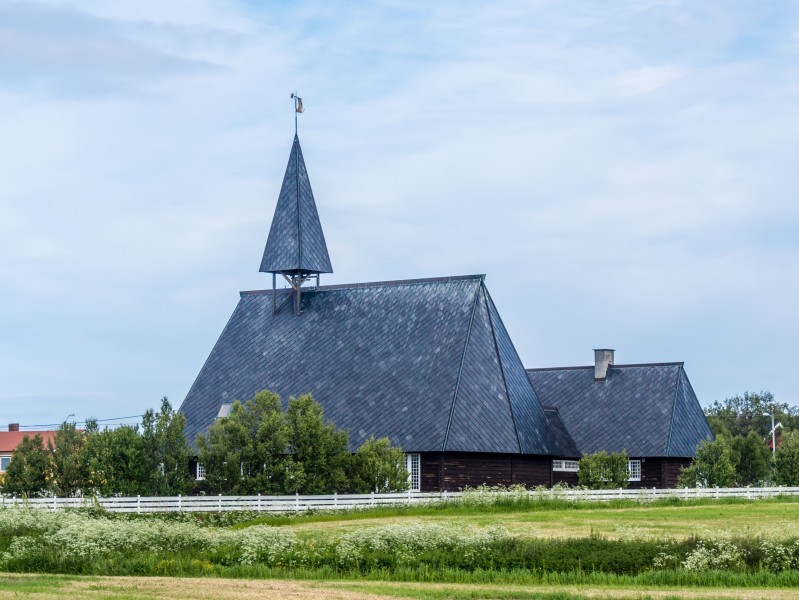 Norwegen-Lebesby kirke-P1270750
