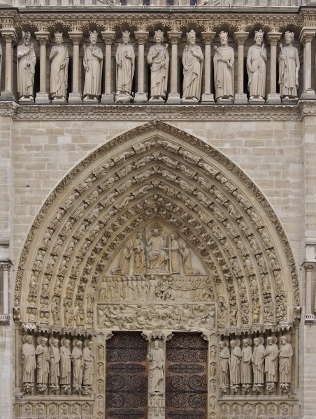Notre Dame de Paris main gate