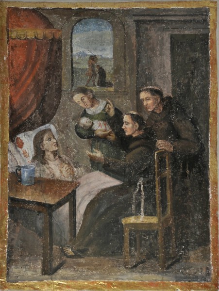 Painting of Saint Antony mother N7 San Antone church Urtijëi