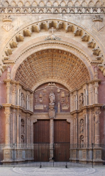 Palma de Mallorca Cathedral portal