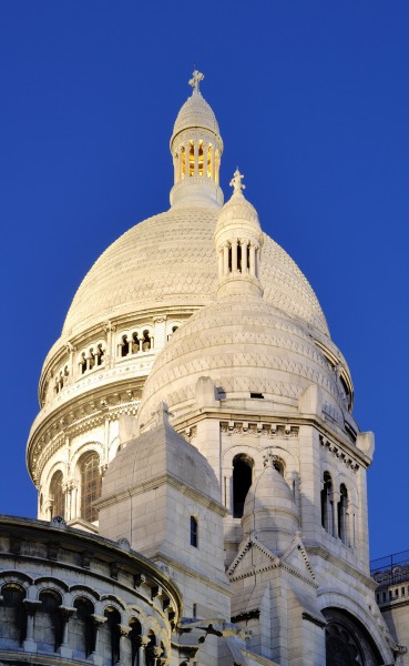 Paris - Sacré-Cœur - Kuppel zur blauen Stunde