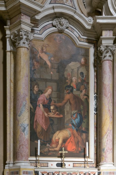 Parrocchiale San Felice del Benaco altare con pala decollazione San Giovanni
