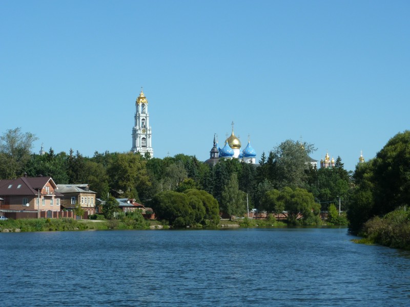 Pond and Lavra in Sergiev Posad