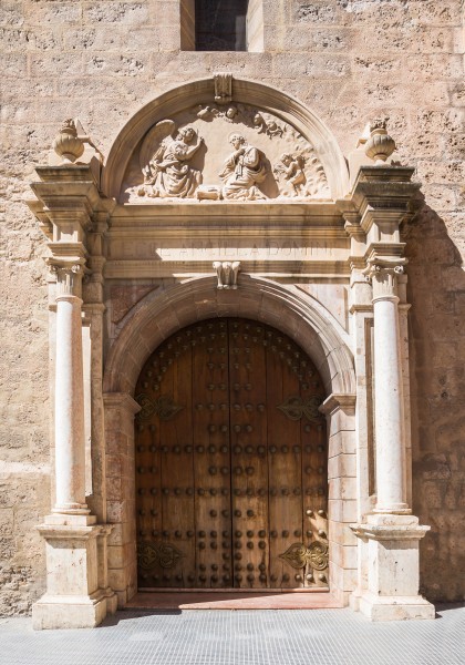 Portail église de l'Incarnation, Loja, Andalousie, Espagne