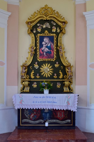 Rohrbach-Berg - Maria Hilf-Kapelle - Altar mit Gnadenbild Maria Hilf