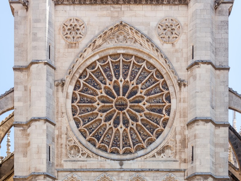 Rosetón da catedral de León 46