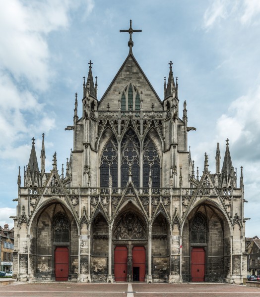 Saint-Urbain de Troyes, West Facade Semi-HDR 20140509 5