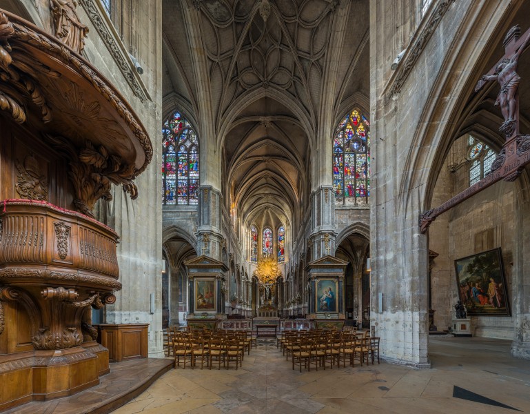 Saint Merri Church Interior 1, Paris, France - Diliff