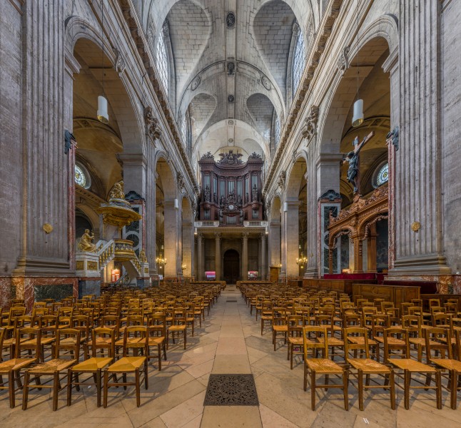 Saint Sulpice Church Interior 2, Paris, France - Diliff