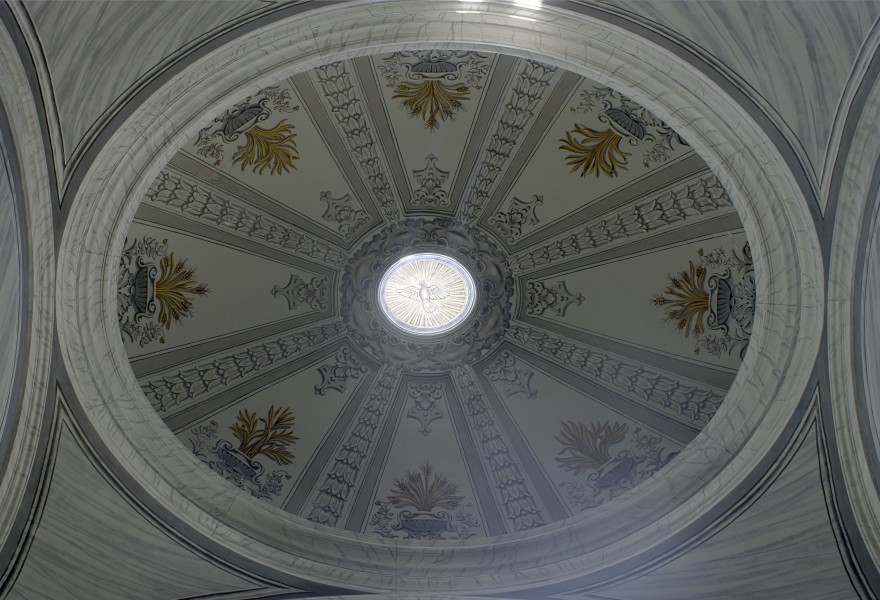 San Carlo al Corso (Rome) - Second Left chapel dome HDR