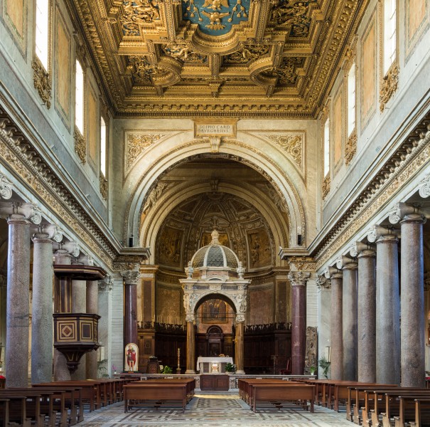 San Crisogono (Rome) - Interior Diliff edit