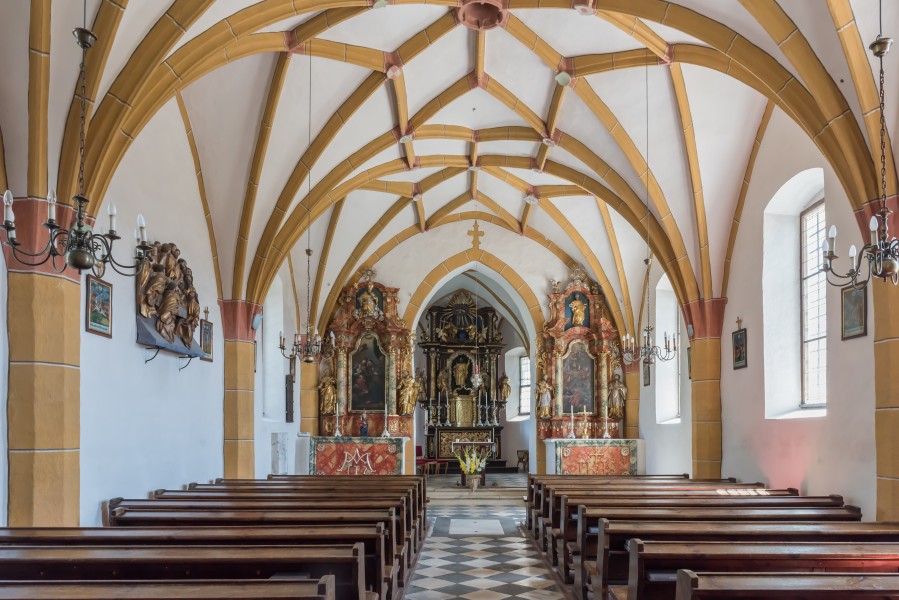 Sankt Georgen am Laengsee Pfarrkirche Sankt Peter bei Taggenbrunn Inneres 18072015 5970
