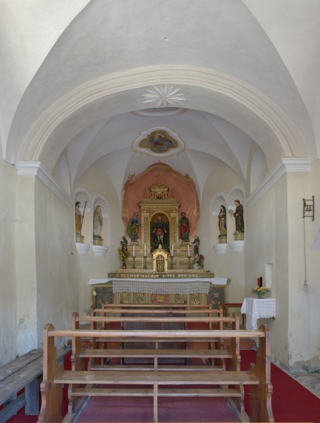 Sankt Rochus Kapelle Fonteklaus Lajen Innenraum Altar