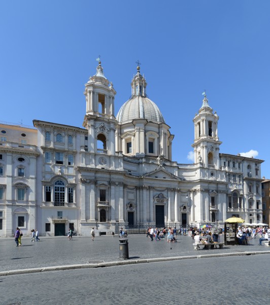 Sant'Agnese in Agone (Piazza Navona) September 2015-1