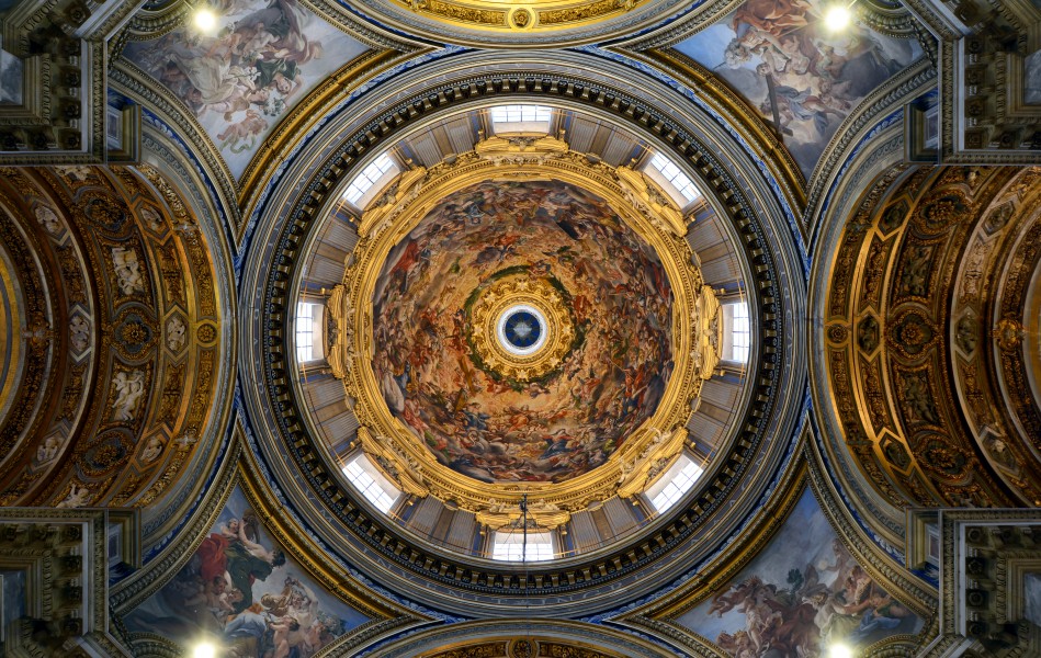 Sant'Agnese in Agone (Rome) - Dome interior