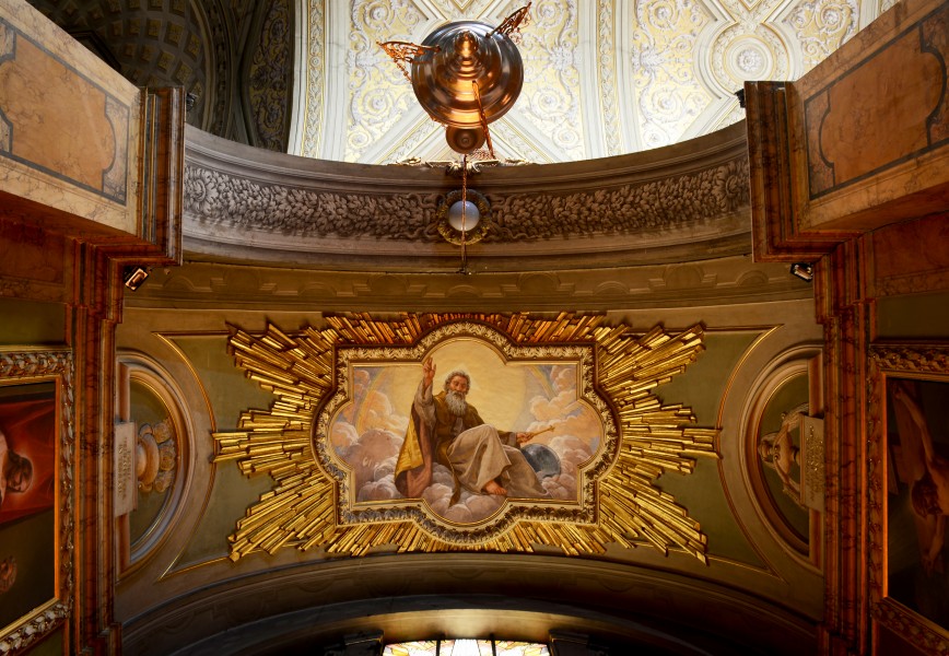 Sant'Eustachio (Rome) - Chapel ceiling