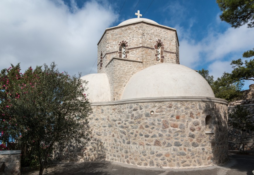 Santorin (GR), Kallistis, Kloster Profítis Ilías -- 2017 -- 2888