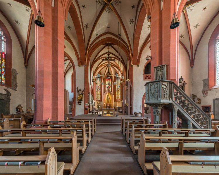 St. Andreas, Karlstadt, Nave 20160727 2