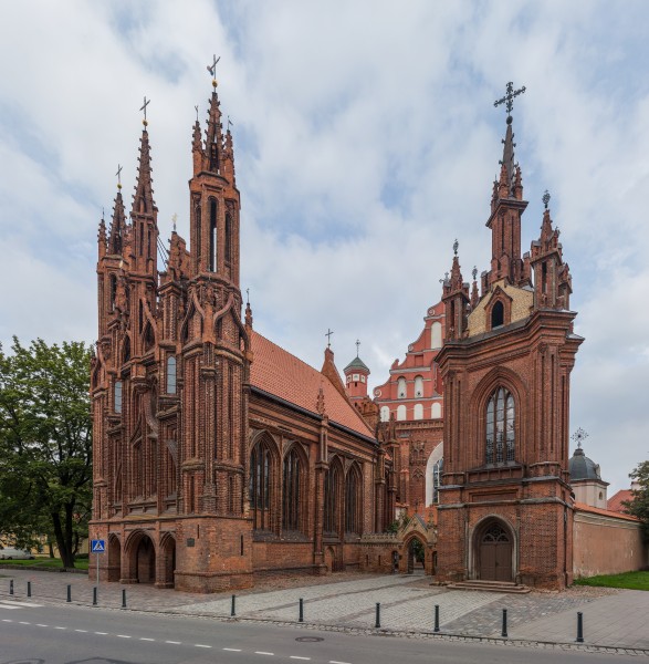 St. Anne's Church Exterior 1, Vilnius, Lithuania - Diliff