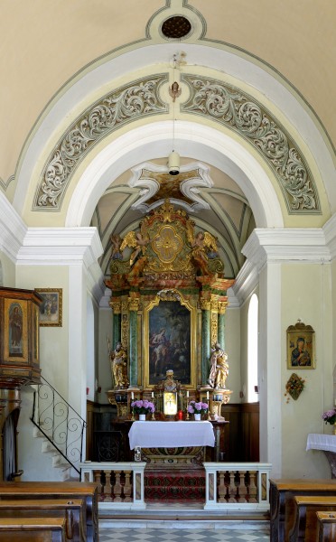 St. Magdalena Kirche Tagusens Kastelruth Innenansicht