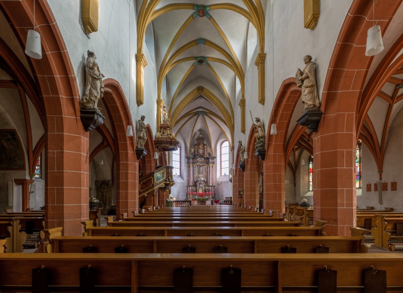 St. Markus, Erbach, Nave 20150224 1