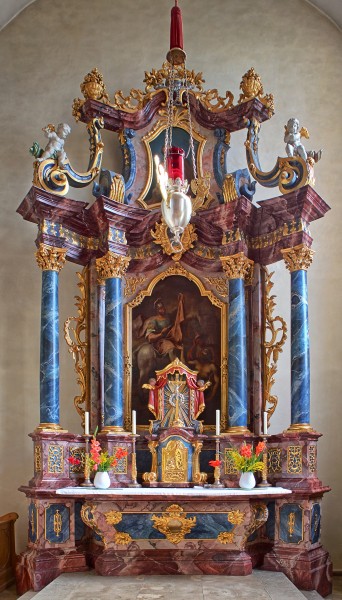 St. Martin Grimmelshofen - Main altar